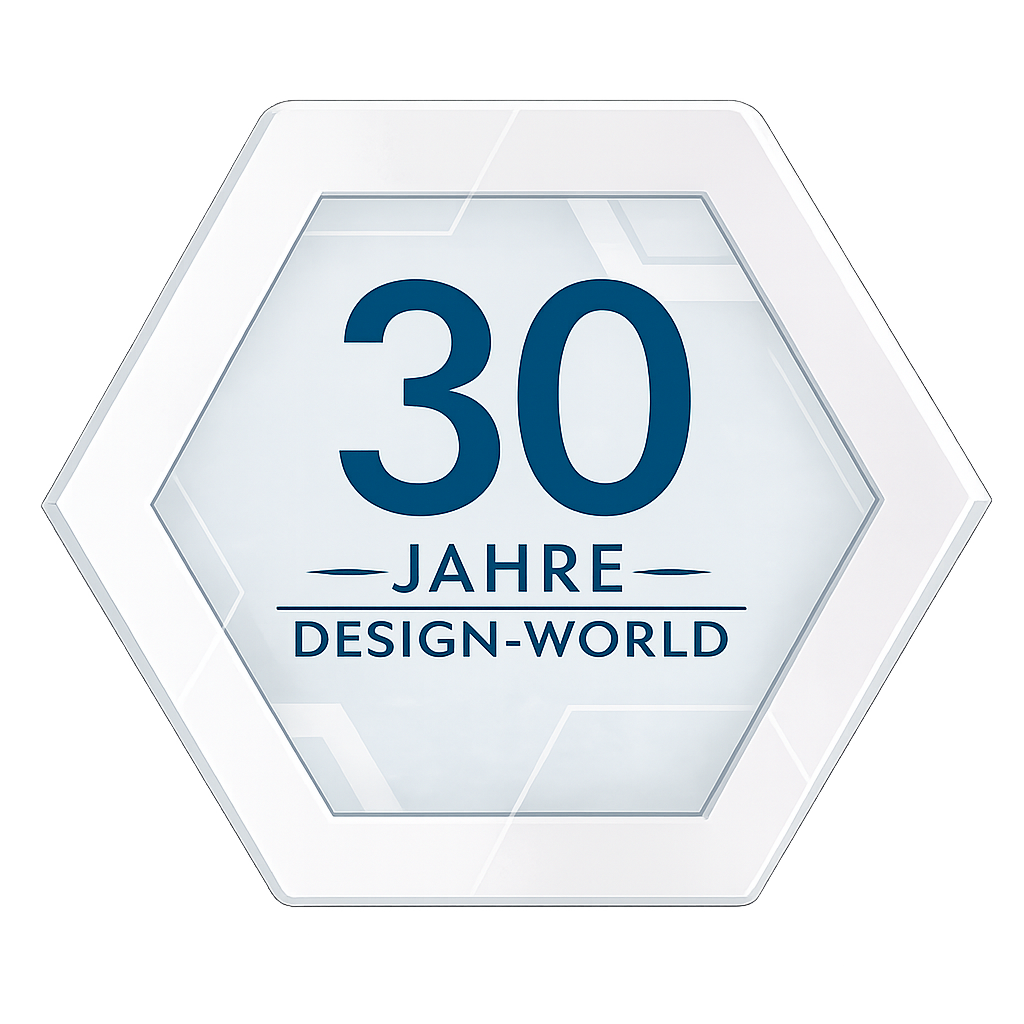 30 Jahre Design-World Emblem